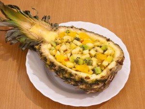 Фруктовый салат с ананасом: пошаговый рецепт с фото и видео